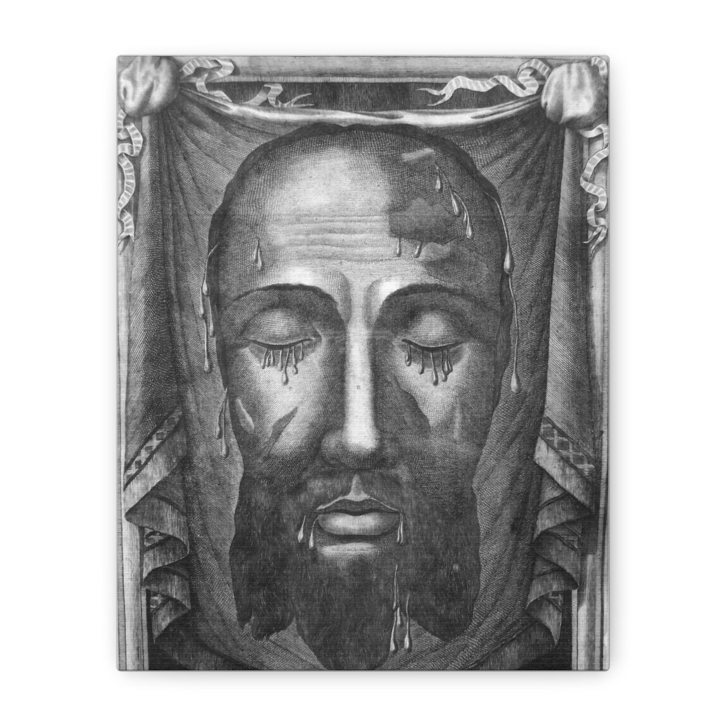 Holy Face of Jesus Canvas | Passion | Calvary | Holy Face | Our Father | Honor | Glory | Praise | Blessed Virgin Mary | Veronica Vail